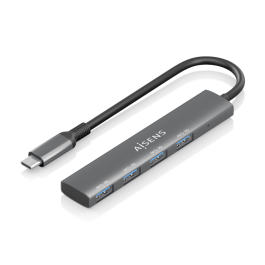 AISENS A109-0943 Hub USB-C con 4 Puertos USB 3.0 para Portátil Gris - Replicador de Puertos 5 Gbps Plug & Play Precio: 11.49999972. SKU: B1BPG4EM2H