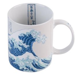 ERIK Taza La Gran Ola de Kanagawa de Hokusai 350ml - Cerámica, Apta para Lavavajillas y Microondas