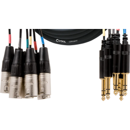 Cordial Multipar 8 Jack Estéreo/8 Xlr 5 M Precio: 92.50000001. SKU: B1J8HTV2JK