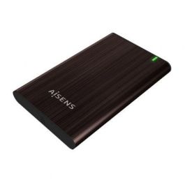 Aisens ASE-2525BWN - Caja Externa para Disco Duro 2.5" USB 3.0 (USB3.1 GEN1) SATA III sin Tornillos, Aluminio Marrón