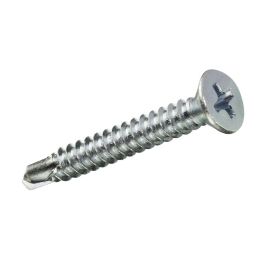 Fadix 10922673 Tornillo Rosca Chapa Autotaladrante Cincado Plano 3,5x19mm Caja 20 Unidades