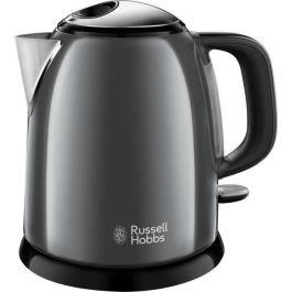 Russell Hobbs 24993-70 Hervidor Mini Colours Plus+ Gris, 1 Litro, Ahorro de Energía, Diseño Compacto