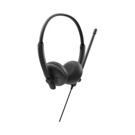 Dell WH125 Auriculares Diadema Supraaurales con Micrófono, USB-C Plug-and-Play, Negro para Llamadas y Música