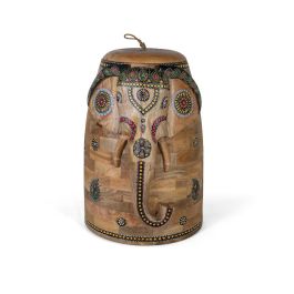 GINER Y COLOMER Figura Elefante de Madera de Mango Pintada a Mano 56 cm Precio: 278.2879. SKU: B123P6CRXY