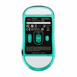 Cherry XTRFY M68 Wireless Ratón Inalámbrico Negro Turquesa 26000 DPI RF 2.4 GHz USB Tipo C