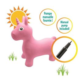 LEXIBOOK Unicornio Inflable Salto Peluche de Juguete