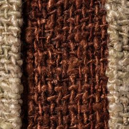 Cojín Beige-Teja Viscosa-Algodón 30 X 50 cm