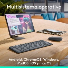 Teclado Logitech 920-012973 Grafito Español QWERTY Teclado Logitech 920-012973 Grafito Español QWERTY