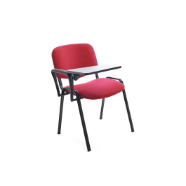 Rocada Pala Escritura para Silla Confidente Plegable PVC 34x20 cm Color Negro