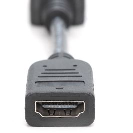 Digitus Adaptador/Convertidor DisplayPort a HDMI, 0,15m, Negro
