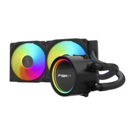 FSP AE24-B - Refrigeración Líquida All-in-One 240mm con Ventiladores RGB Negro, Compatible con Intel LGA 1851/1700/1200 y AMD AM4/AM5, 2 Ventiladores 120mm Precio: 112.50000047. SKU: B1BYGWVBMM