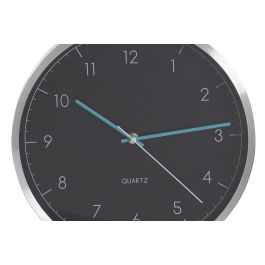 Reloj Pared Scandi DKD Home Decor Blanco Negro 4.3 x 30 x 30 cm (4 Unidades)