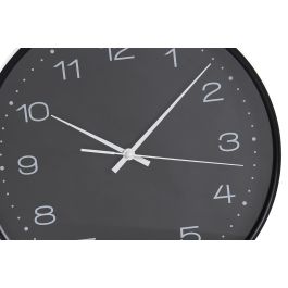 Reloj Pared DKD Home Decor Negro Blanco 5 x 35 x 35 cm (2 Unidades)