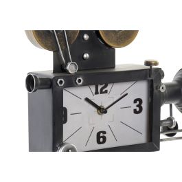 Reloj de Mesa DKD Home Decor Negro Cristal Hierro Madera MDF (33 x 16 x 45 cm)