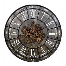 Reloj Pared Loft DKD Home Decor Negro 7 x 75 x 75 cm Precio: 129.49999953. SKU: B1C2KBMKZP