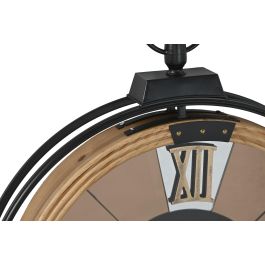 Reloj Pared Vintage DKD Home Decor Negro Dorado 8 x 77 x 60 cm