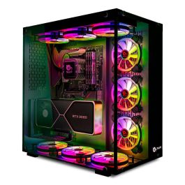 Talius caja Atx gaming Cronos Negra RGB cristal templado USB 3.0 (Incluye 3 ventiladores) Precio: 129.49999953. SKU: B14AL4JXMR