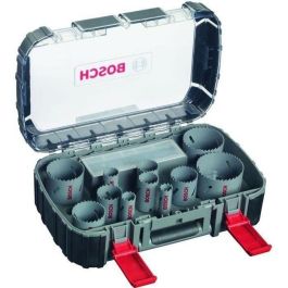 Bosch Juego de 14 Piezas de Sierras de Corona BIM Progressor Universal con 11 Coronas para Madera, Metal y Yeso Ø 20-76mm