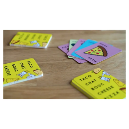 Blue Orange Taco Verso Pizza de Queso de Cabra Juego de Mesa Fiesta para 8+ Años Duración 10 min AUC3664824001635