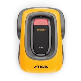 Stiga STI1727828585408 Robot Cortacésped Autónomo A500 para Superficies hasta 500m², con Tecnología GPS y Pendientes del 45%