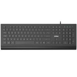 Teclado Nilox NXKBE000014 Negro Qwerty Español Teclado Nilox NXKBE000014 Negro Qwerty Español