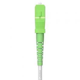 Aisens A152-0615 Cable de Fibra Óptica Monomodo G657A2 Simplex SC/APC a SC/APC Blanco 60m LSZH