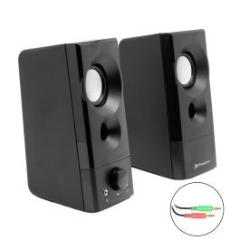 Phoenix Technologies Altavoces Privatesound Jack Y USB, 6W RMS, Diseño Moderno, Conexión Mini Jack 3.5mm y USB