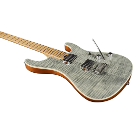 EKO Guitarra Eléctrica Fire 801 Musa - Grey Flamed Eko - Stratocaster - Cuerpo de Aliso