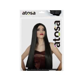 Peluca Larga Lisa Morena De 60 cm Y 120 gr, Para Looks Intensos, Halloween, Cosplay O Espectáculos