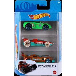 Mattel Coche Hot Wheels Pack 3 Coches Modelos Surtidos