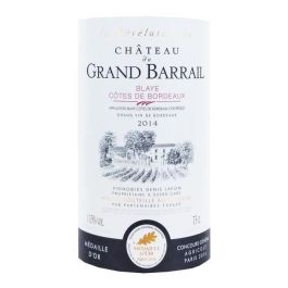 Château Grand Barrail 2014 Blaye - Vino tinto de Burdeos