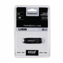 Memoria USB INTENSO Rainbow Line 16 GB Negro 16 GB Memoria USB Precio: 5.79000004. SKU: S7819223