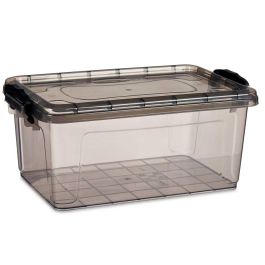 Caja Plastico Ordenacion Antracita 8,5L Kipit 24X16CM (12 Unidades) Caja Plastico Ordenacion Antracita 8,5L Kipit 24X16CM (12 Unidades)