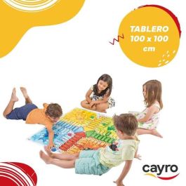 Cayro Juego Parchís Gigante de Suelo 100x100 cm Plástico
