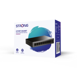 Strong SW8000M Switch Gigabit Ethernet 8 Puertos (10/100/1000) Negro