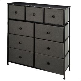 Cómoda Max Home Negro Gris Mármol 100 x 100 x 30 cm Precio: 91.59000015. SKU: B19Q7APMMB