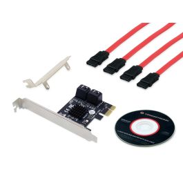 Conceptronic Tarjeta Controladora PCI Express, 4 Puertos SATA 6Gbps, Compatible con Windows, ASMedia1061 Conceptronic Tarjeta Controladora PCI Express, 4 Puertos SATA 6Gbps, Compatible con Windows, ASMedia1061