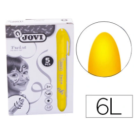 Jovi Maquillaje en Barra Twist Make-Up Amarillo Caja de 5 Unidades Precio: 6.50000021. SKU: B15TS87LY2