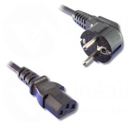 Lineaire EC211B Cable de alimentación 2 polos + tierra, 1.20m, IEC C13, 220V 10A, Cable 3x0.75mm², para PC, Audio y Video Precio: 17.5000001. SKU: S7154374