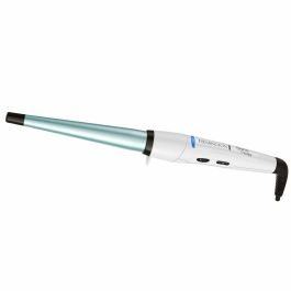 Remington CI53W Rizador de Pelo Cónico Shine Therapy - 210 °C - Calentamiento Rápido - 8 Temperaturas - Blanco