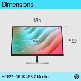 HP Monitor E27k G5 27" 4K USB-C HDMI DisplayPort Altura Regulable 6N4C4AA