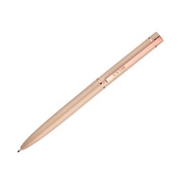 Boligrafo Belius Rose Aluminio Color Beige Claro Oro Rosa Tinta Azul Caja De Diseño Boligrafo Belius Rose Aluminio Color Beige Claro Oro Rosa Tinta Azul Caja De Diseño