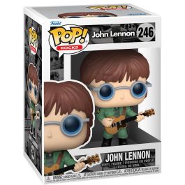 FUNKO Figura POP! John Lennon Military Jacket de Vinilo, Coleccionable de 9cm en Caja con Ventana