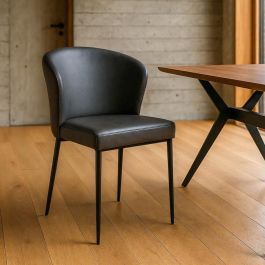 Silla Gris Simil Piel Contract 59 X 55 X 80 cm Precio: 119.0035. SKU: B18Q64TT4C