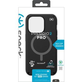 Speck Presidio 2 Pro + Ms for iPhone 14 Pro (Black/Black/White) Speck Presidio 2 Pro + Ms for iPhone 14 Pro (Black/Black/White)