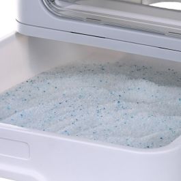 Arenero para Gatos Diamentiq Yoko Blanco Gris Plástico