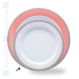 LANGENTHAL Plato llano 27 cm, colección Primavera, vajilla, apto lavavajillas no, apto microondas no (Set de 6) Precio: 9.5000004. SKU: B16C4LY4LZ