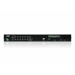 Aten KVM Switch 16 Puertos USB-PS/2 VGA con Puerto Periférico USB para Control de Múltiples Ordenadores