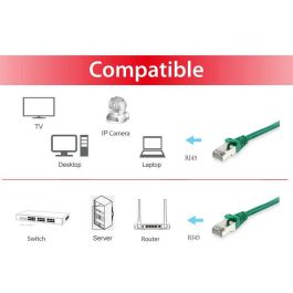 Equip Patchkabel Cat6 S/FTP 2xRJ45 2.00m grün LSZH Polybeutel