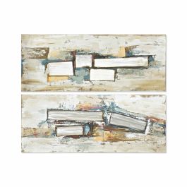 Cuadro DKD Home Decor 150 x 3 x 60 cm Abstracto Loft (2 Unidades) Precio: 112.68999951. SKU: S3028256